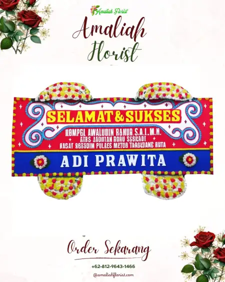 Papan Bunga Ucapan Selamat Gombengsari